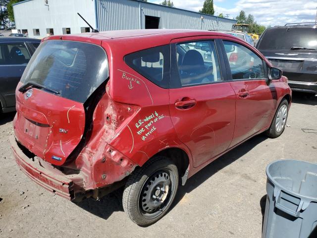  NISSAN VERSA 2015 Czerwony