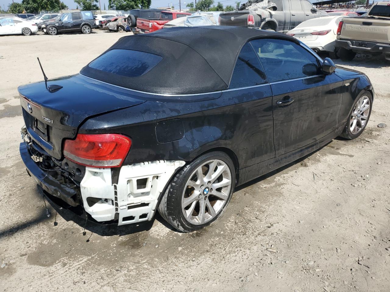 2012 BMW 135 I black null gas WBAUN7C51CVM26738 photo #4