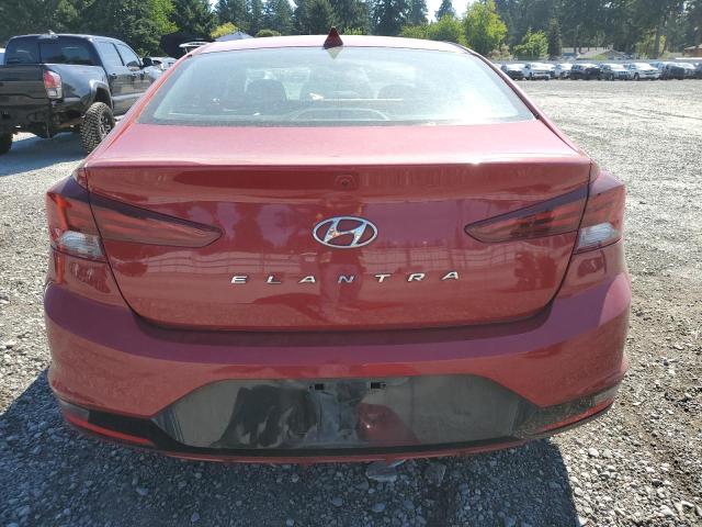  HYUNDAI ELANTRA 2020 Czerwony