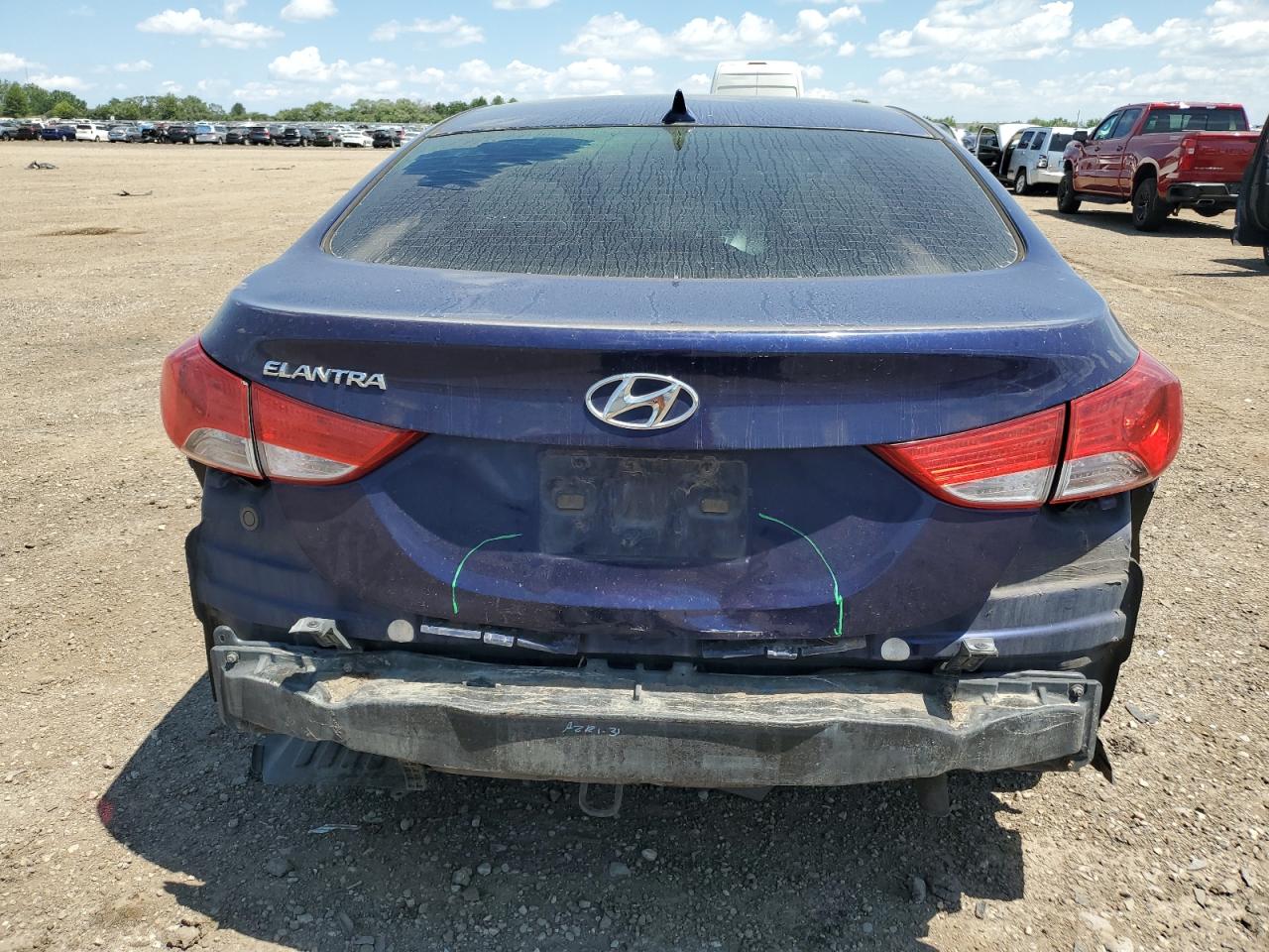 2013 Hyundai Elantra Gls VIN: 5NPDH4AE7DH288605 Lot: 61204285
