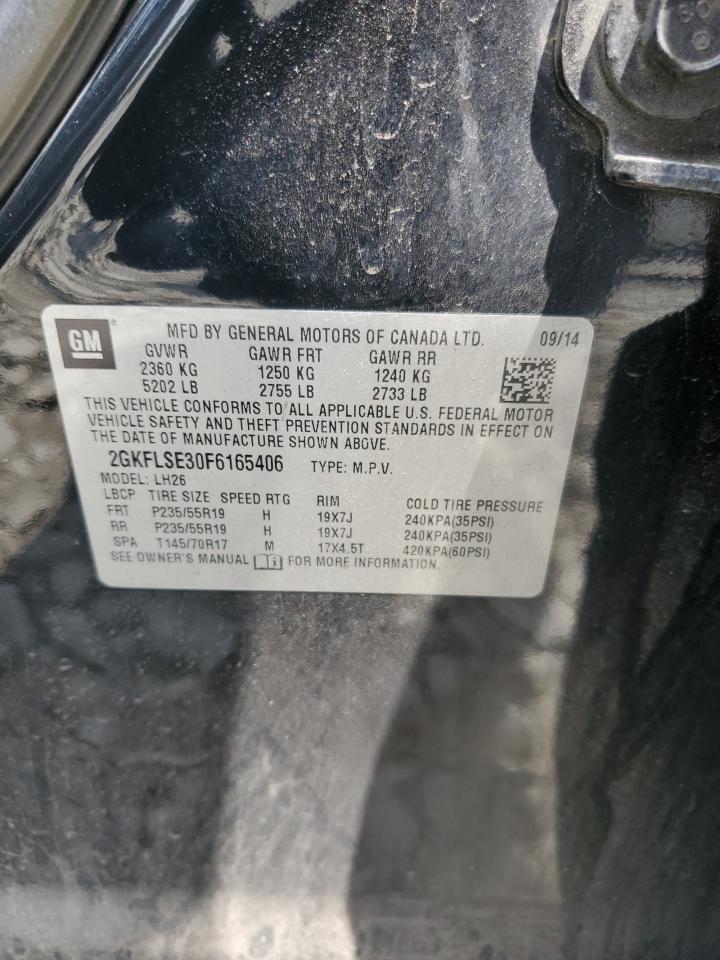 2015 GMC Terrain Slt VIN: 2GKFLSE30F6165406 Lot: 63924245