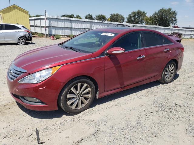  HYUNDAI SONATA 2014 Czerwony