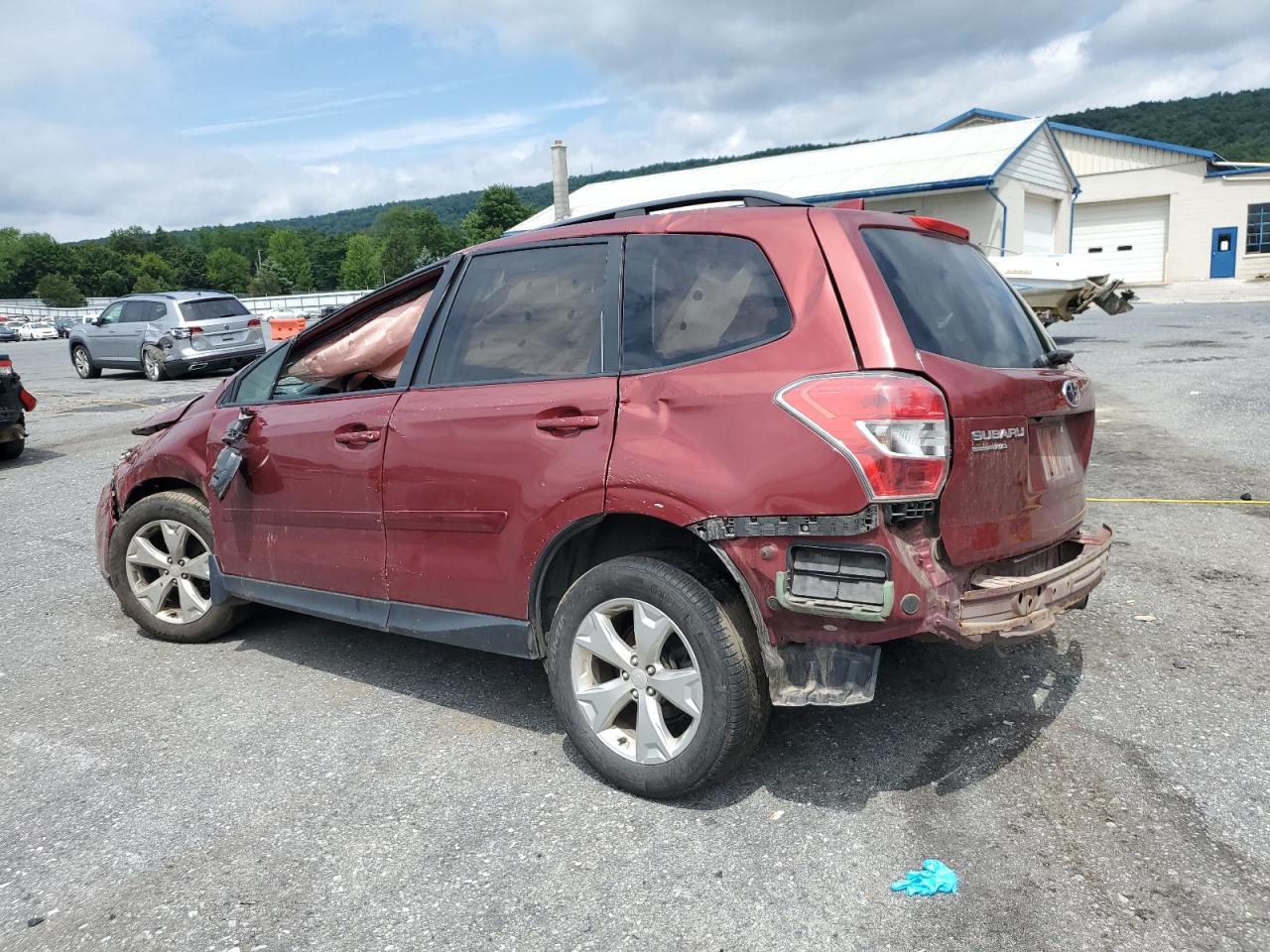 2016 Subaru Forester 2.5I Premium red null gas JF2SJAFC1GH463565 photo #3
