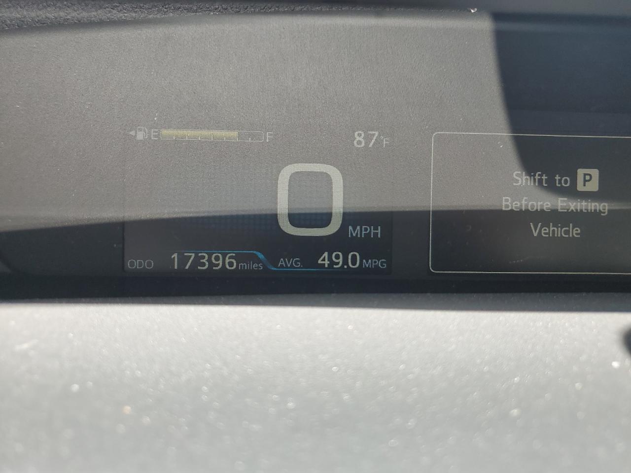 2019 Toyota Prius VIN: JTDKARFU9K3093204 Lot: 64930625