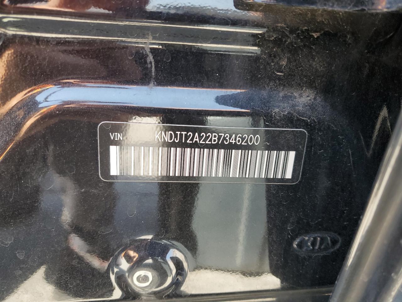 2011 Kia Soul + VIN: KNDJT2A22B7346200 Lot: 64687305