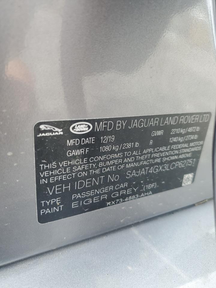 2020 Jaguar Xe R-Dynamic S VIN: SAJAT4GX3LCP62751 Lot: 63741395