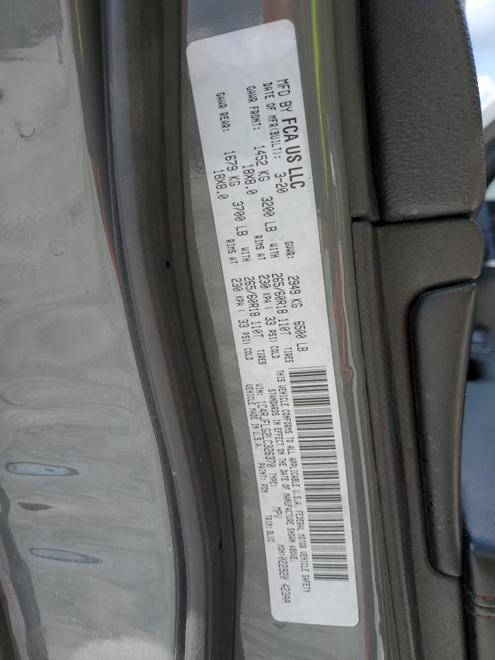 2020 Jeep Grand Cherokee Trailhawk VIN: 1C4RJFLG2LC326370 Lot: 66485965