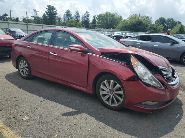  HYUNDAI SONATA 2014 Czerwony