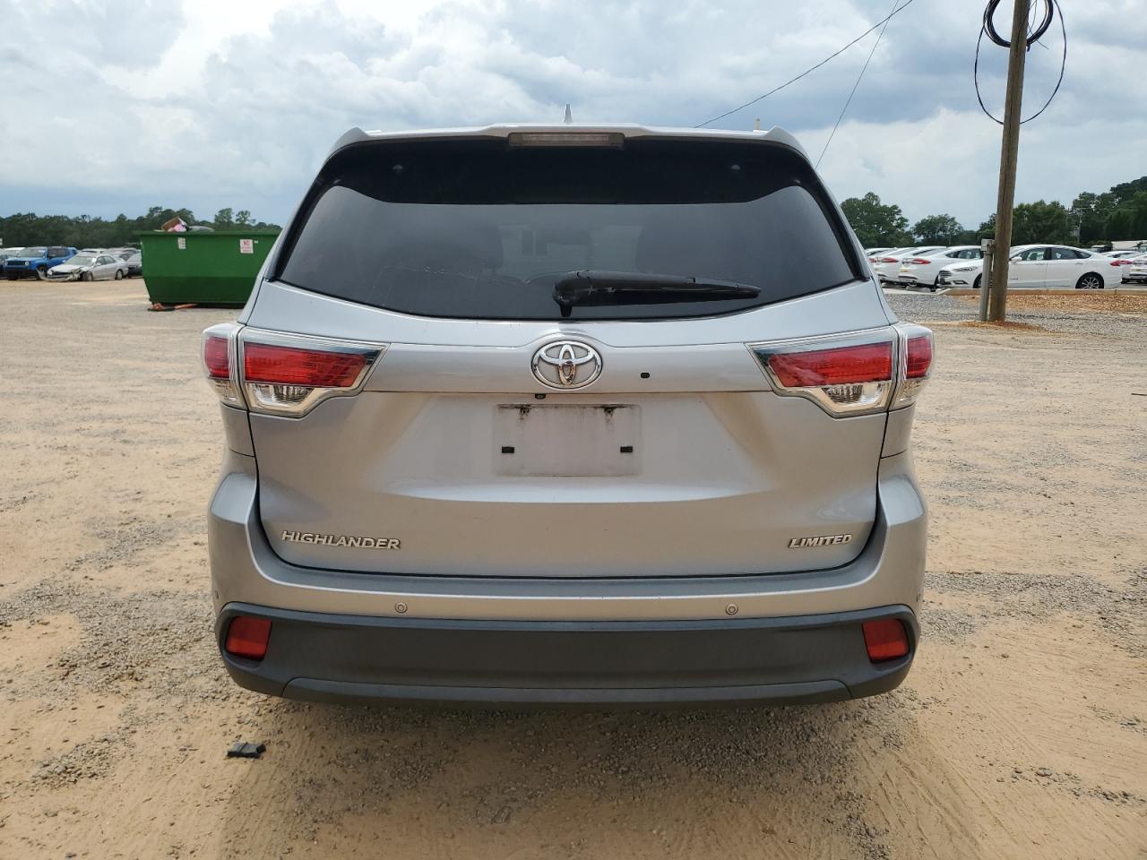 2015 Toyota Highlander Limited VIN: 5TDYKRFH4FS112997 Lot: 65013715