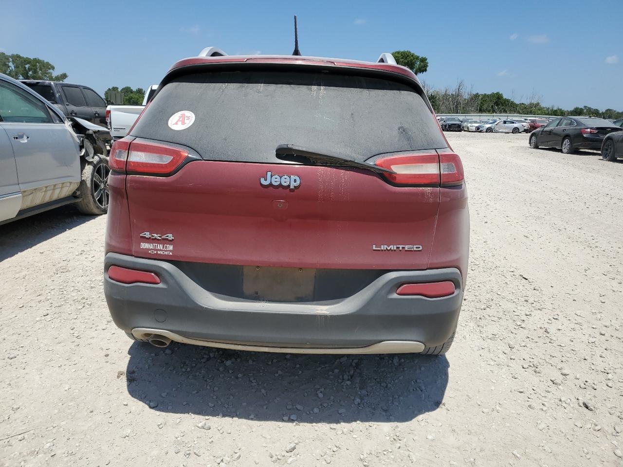 2016 Jeep Cherokee Limited VIN: 1C4PJMDBXGW241084 Lot: 63111305