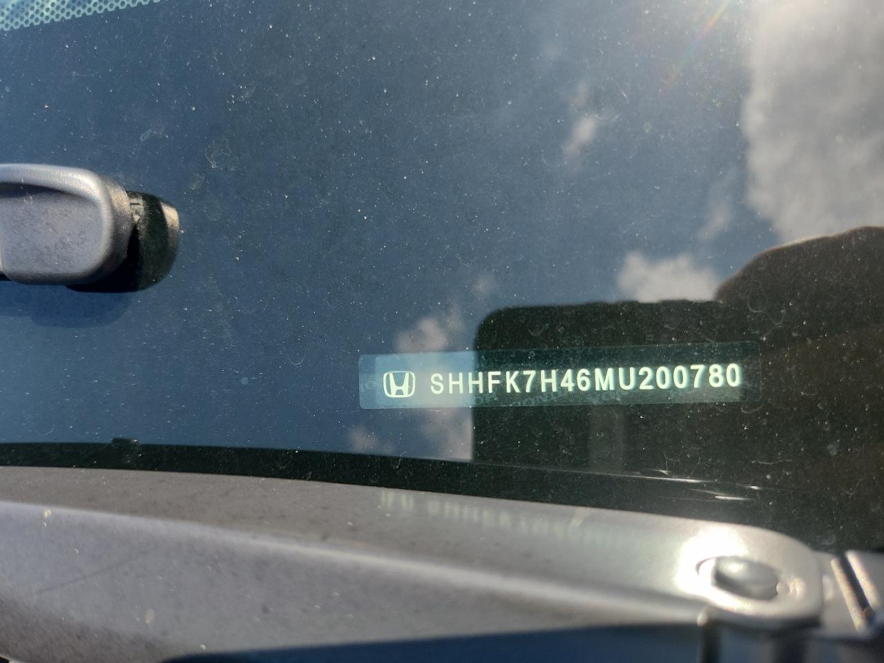 2021 Honda Civic Sport VIN: SHHFK7H46MU200780 Lot: 64825815