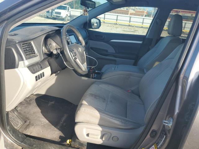  TOYOTA HIGHLANDER 2015 Srebrny