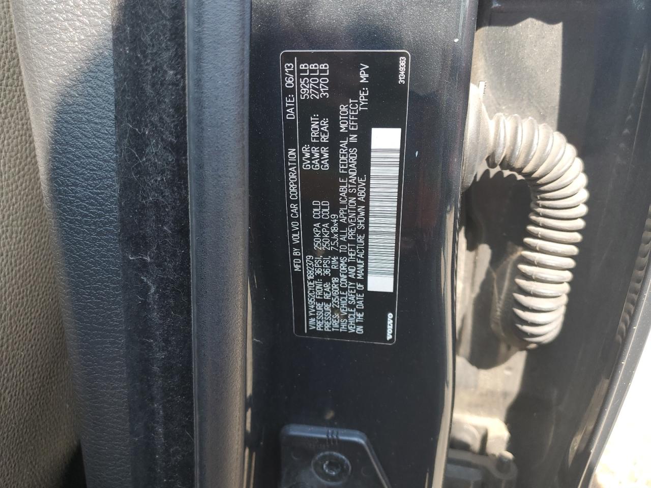 2014 Volvo Xc90 3.2 VIN: YV4952CY0E1682379 Lot: 65603835