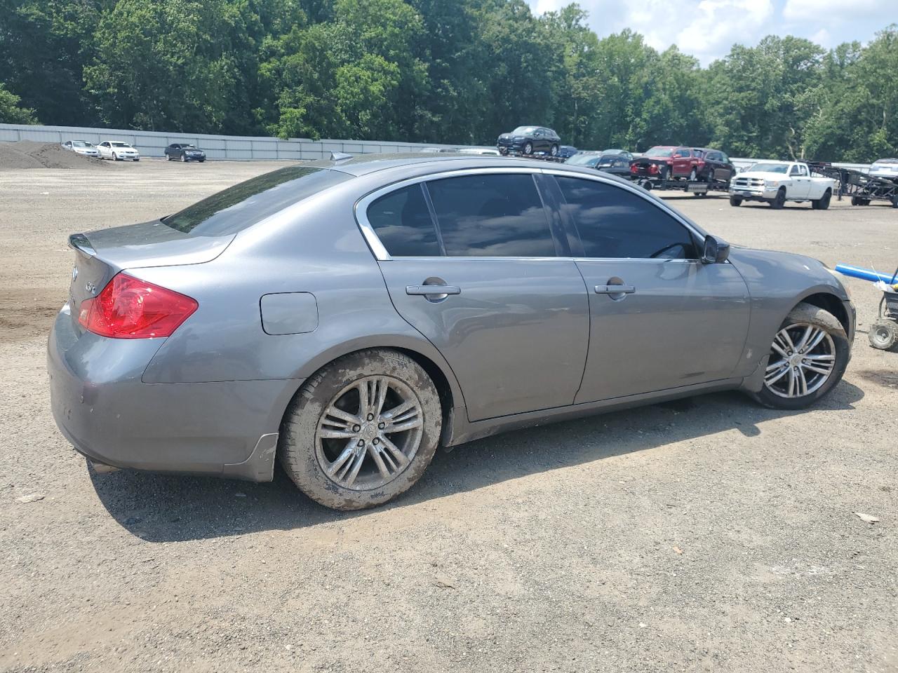 2013 Infiniti G37 grey sedan gas JN1CV6AR5DM759372 photo #4