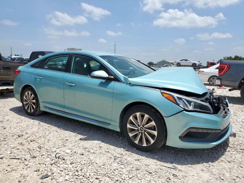  HYUNDAI SONATA 2017 Turquoise