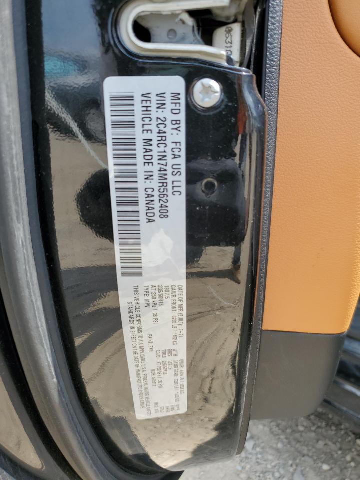 2021 Chrysler Pacifica Hybrid Pinnacle VIN: 2C4RC1N74MR562408 Lot: 62677605