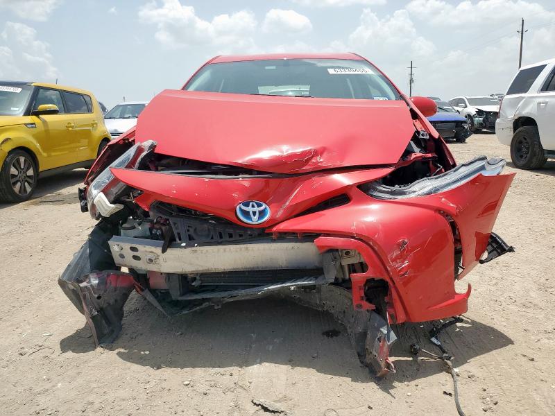  TOYOTA PRIUS 2016 Красный