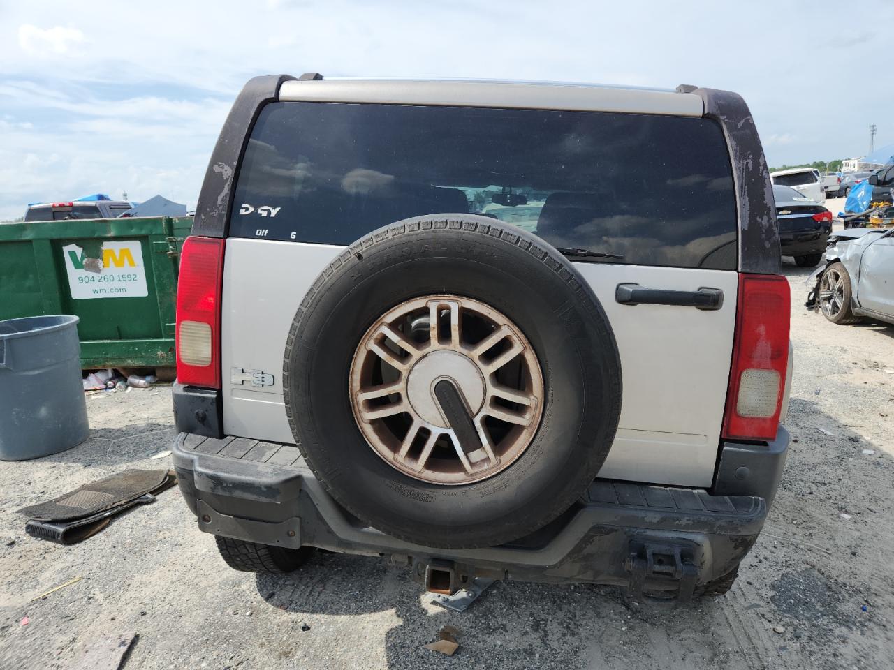 2007 Hummer H3 VIN: 5GTDN13E878128071 Lot: 64075825