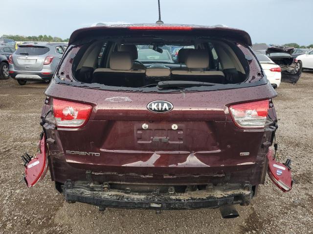  KIA SORENTO 2017 Бордовый