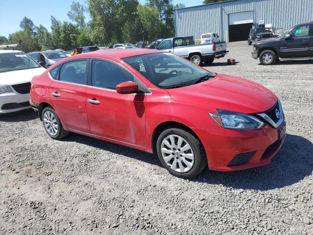  NISSAN SENTRA 2017 Красный