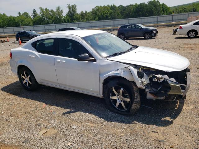Sedans DODGE AVENGER 2012 White