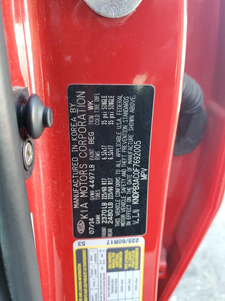 kndpb3ac0f7692005 KNDPB3AC0F7692005 2015 Kia Sportage Lx