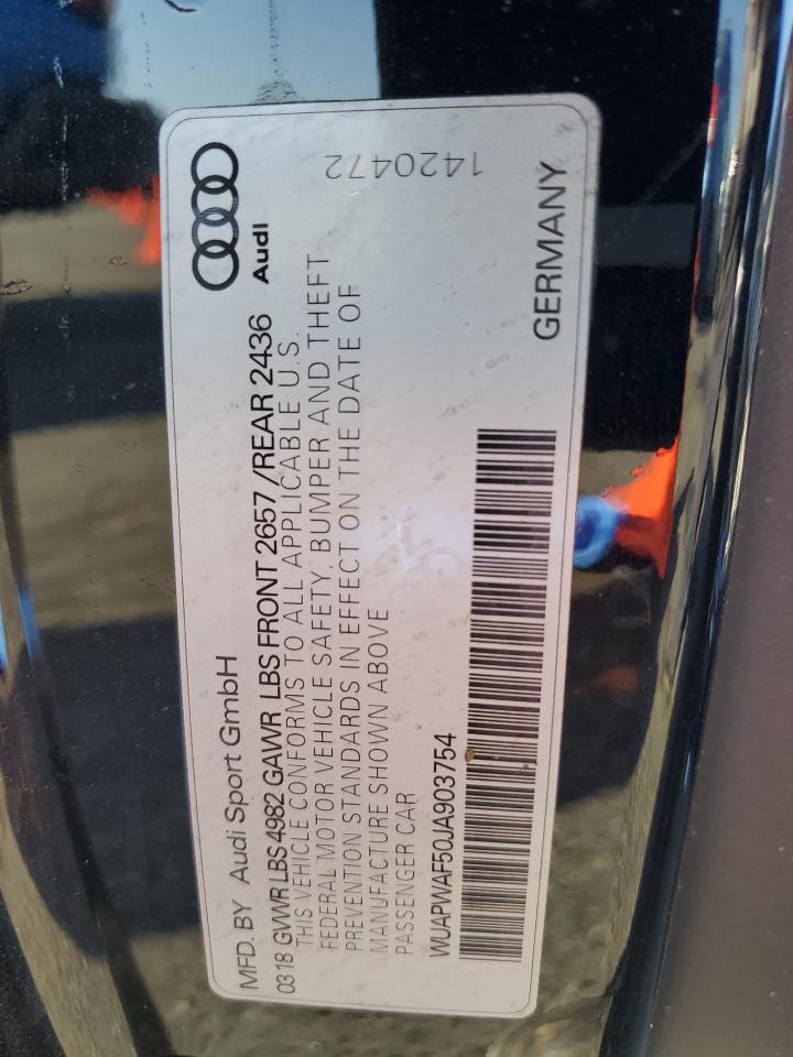 wuapwaf50ja903754 WUAPWAF50JA903754 2018 Audi Rs5