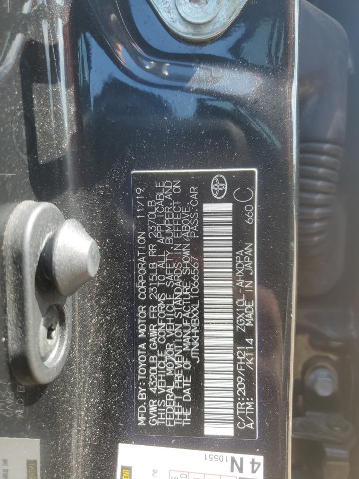 2020 Toyota C-Hr Xle VIN: JTNKHMBXXL1066567 Lot: 64769605