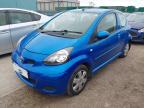 2009 TOYOTA AYGO BLUE for sale at Copart ROCHFORD