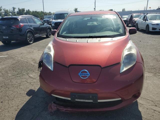  NISSAN LEAF 2013 Red