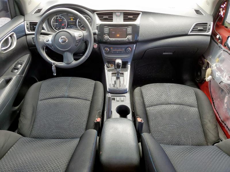  NISSAN SENTRA 2017 Czerwony