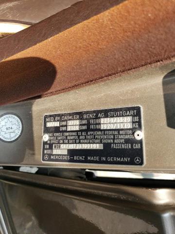 1988 MERCEDES-BENZ 300 SE  