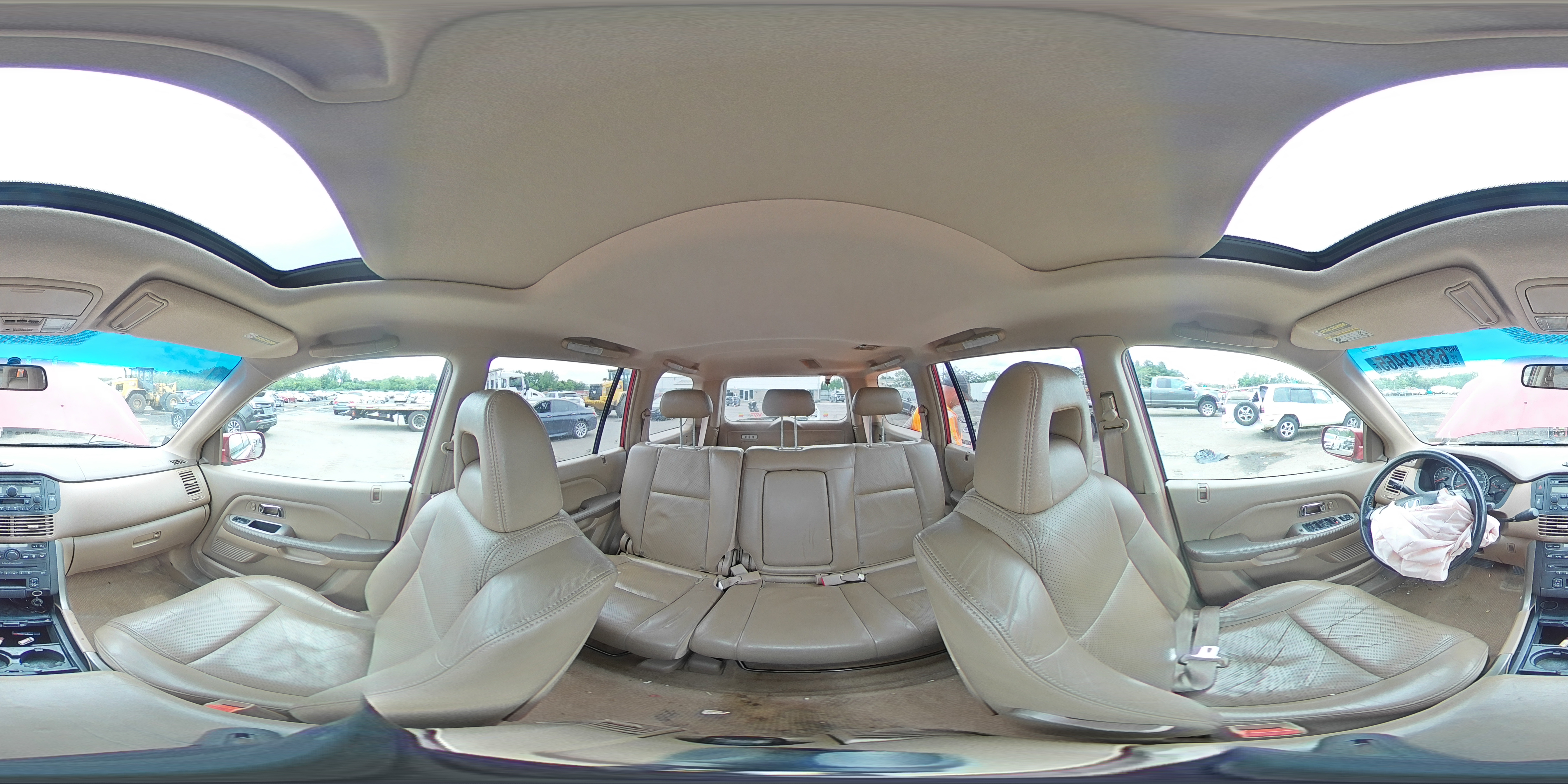 2005 Honda Pilot Exl VIN: 5FNYF18515B068145 Lot: 63313465