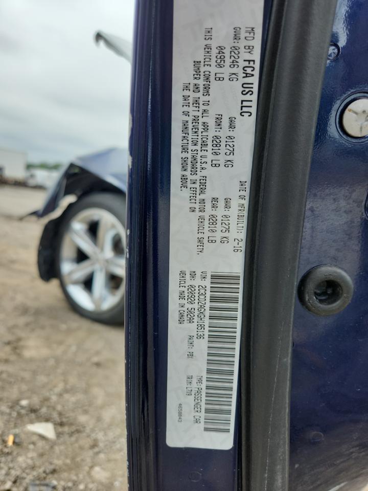 2016 Dodge Challenger Sxt VIN: 2C3CDZAGXGH185136 Lot: 65176475