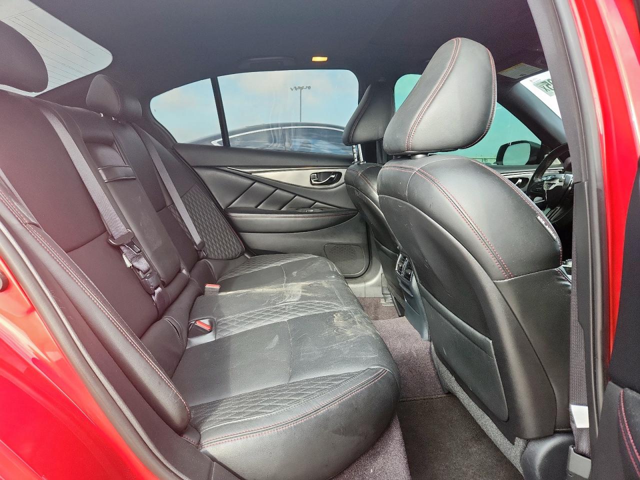 2018 Infiniti Q50 Red Sport 400 VIN: JN1FV7APXJM640178 Lot: 61854595