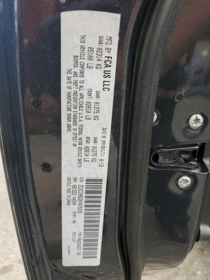 2019 Chrysler 300 S VIN: 2C3CCABG2KH679339 Lot: 55485305