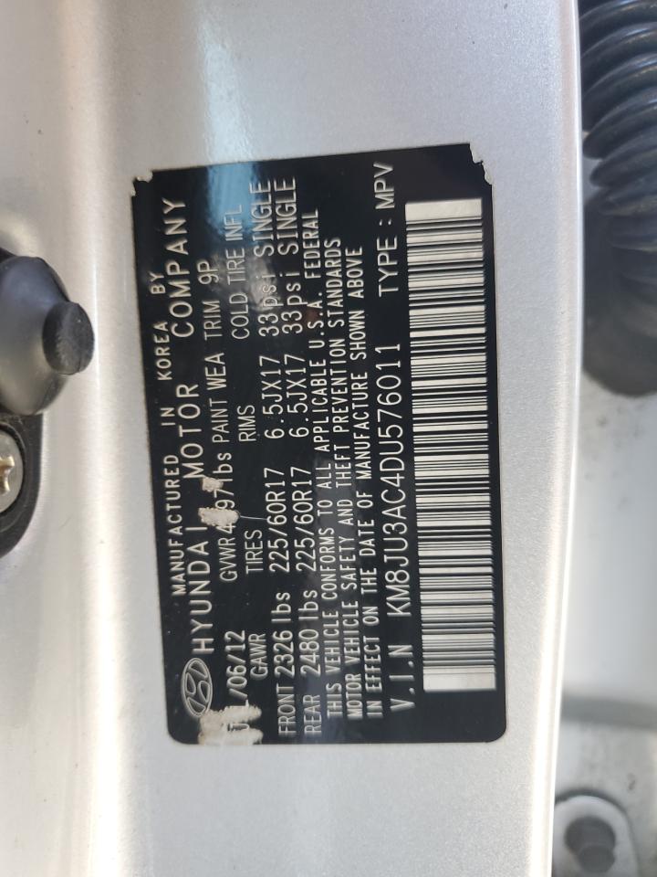 KM8JU3AC4DU576011 2013 Hyundai Tucson Gls