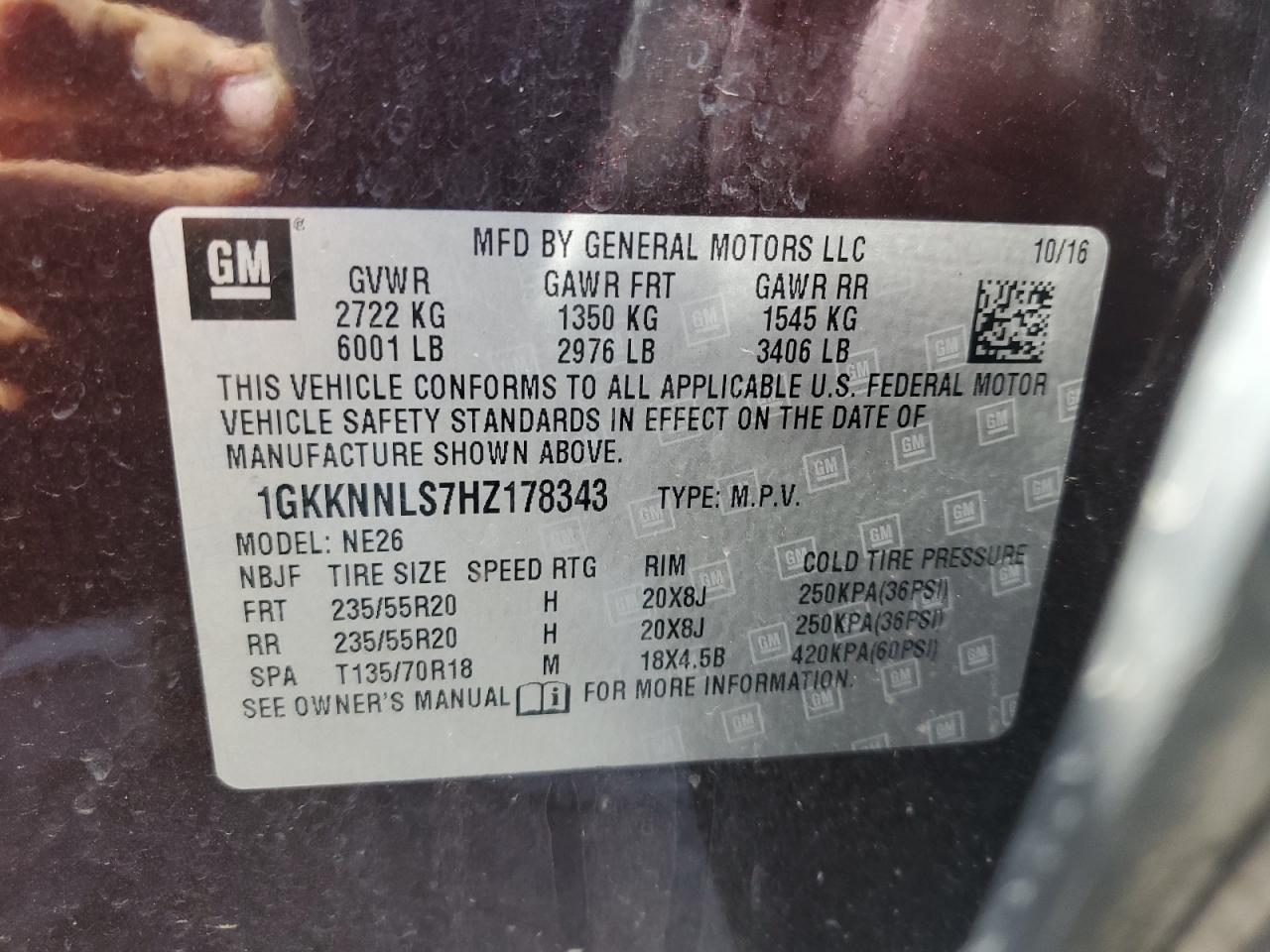1gkknnls7hz178343 1GKKNNLS7HZ178343 2017 GMC Acadia Slt-2