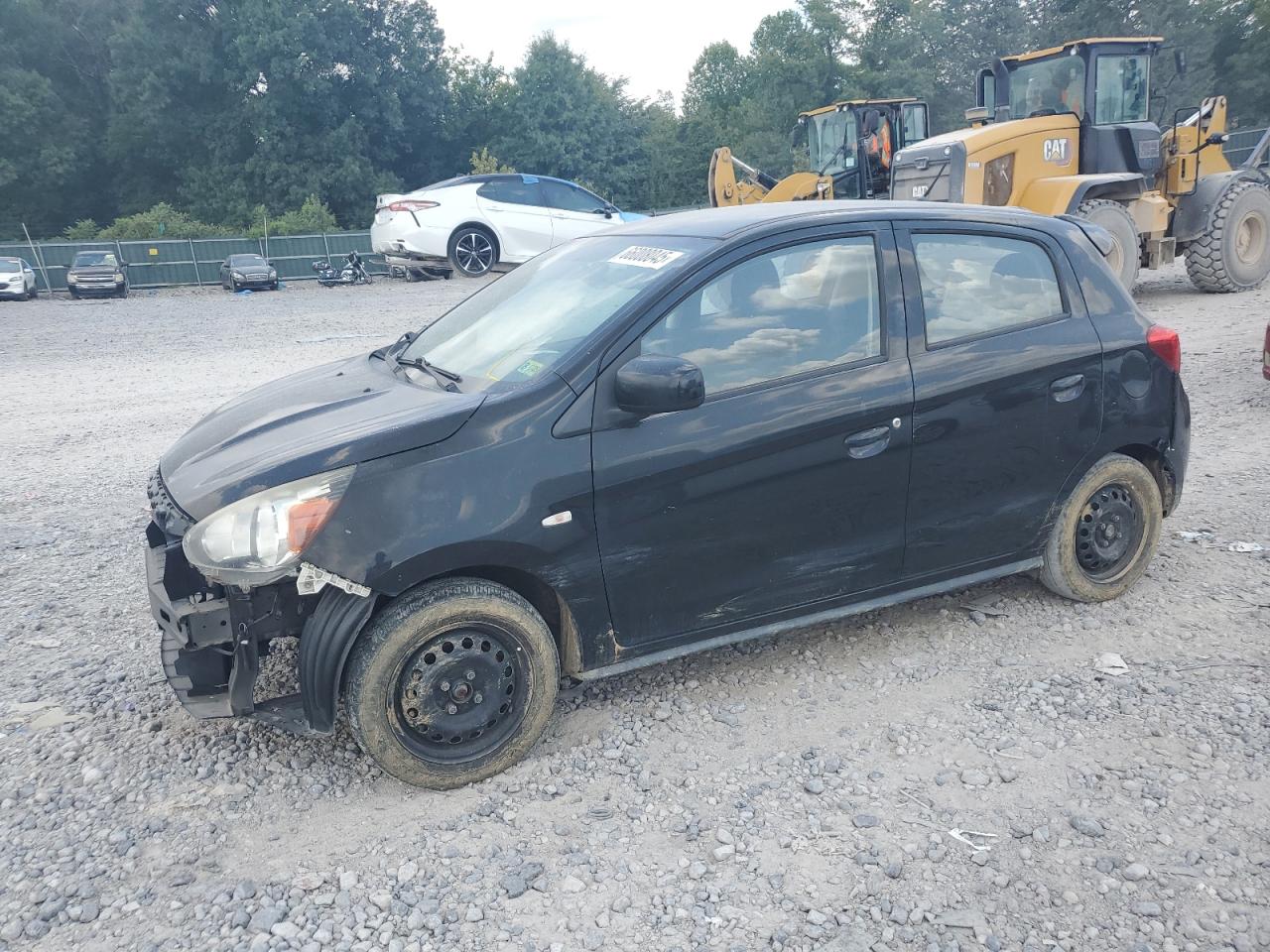 2017 Mitsubishi Mirage Es black null gas ML32A3HJ7HH007483 photo #1