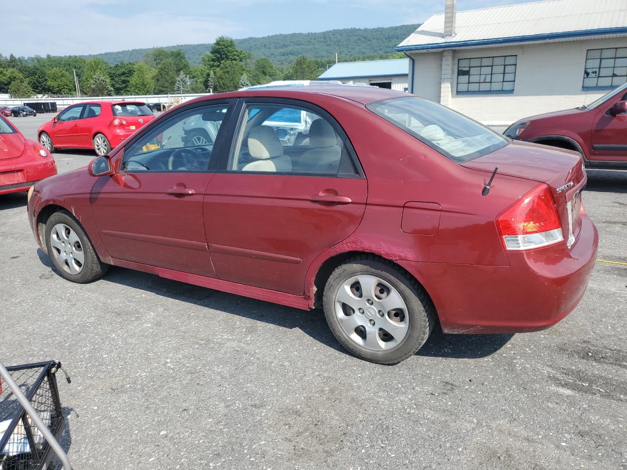 2007 Kia Spectra Ex VIN: KNAFE121275421266 Lot: 66328805