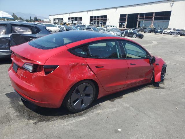  TESLA MODEL 3 2022 Czerwony