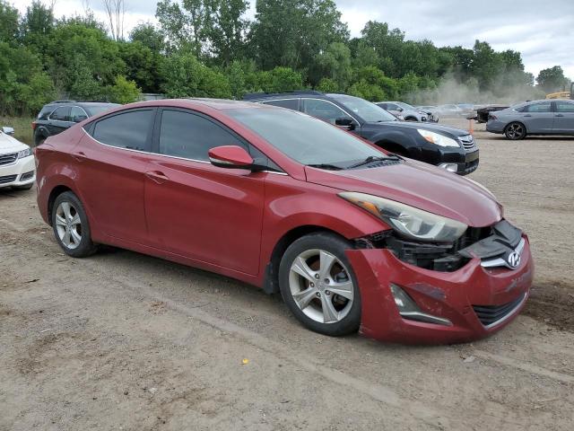 Sedans HYUNDAI ELANTRA 2016 Burgundy