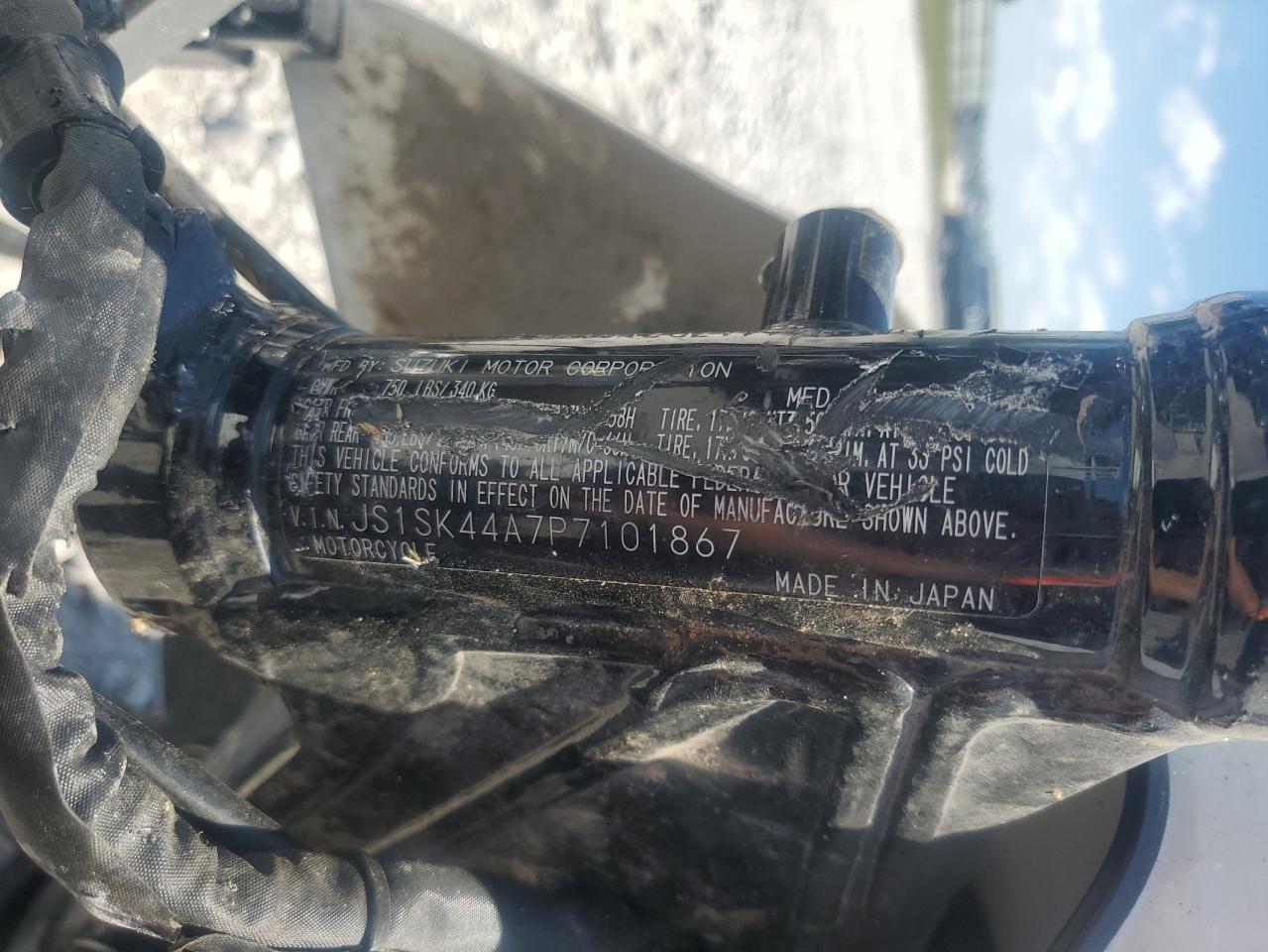 js1sk44a7p7101867 JS1SK44A7P7101867 2023 Suzuki Dr-Z400 Sm