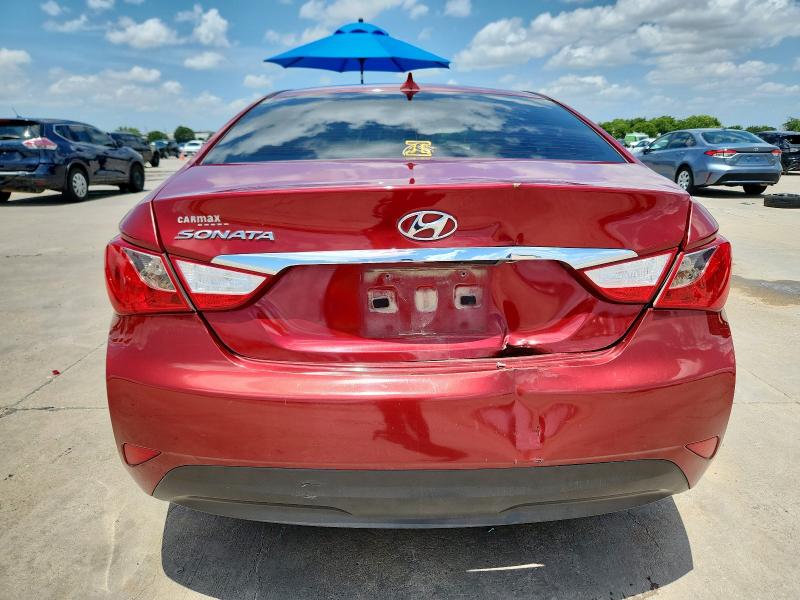  HYUNDAI SONATA 2014 Czerwony