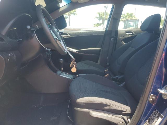 Hatchbacks HYUNDAI ACCENT 2017 Blue