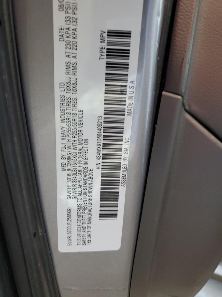2008 Subaru Tribeca VIN: 4S4WX91D684409213 Lot: 64518555