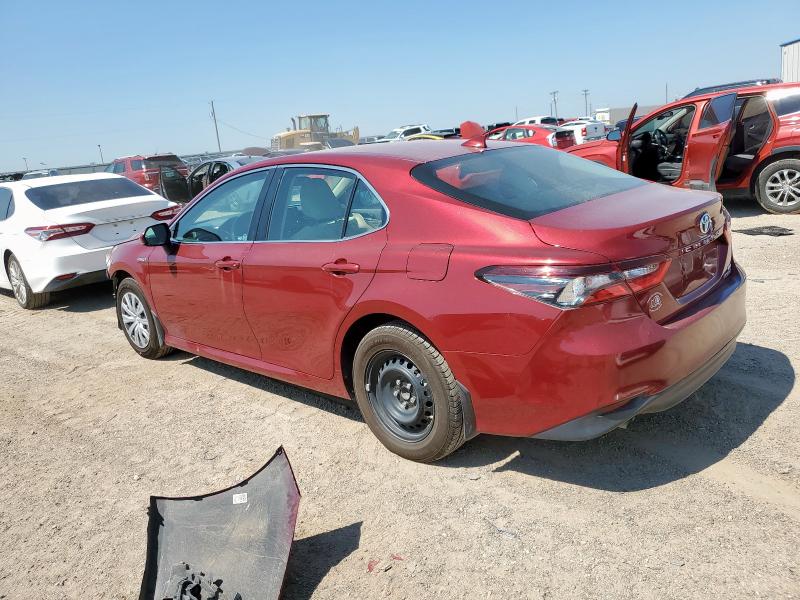  TOYOTA CAMRY 2021 Czerwony