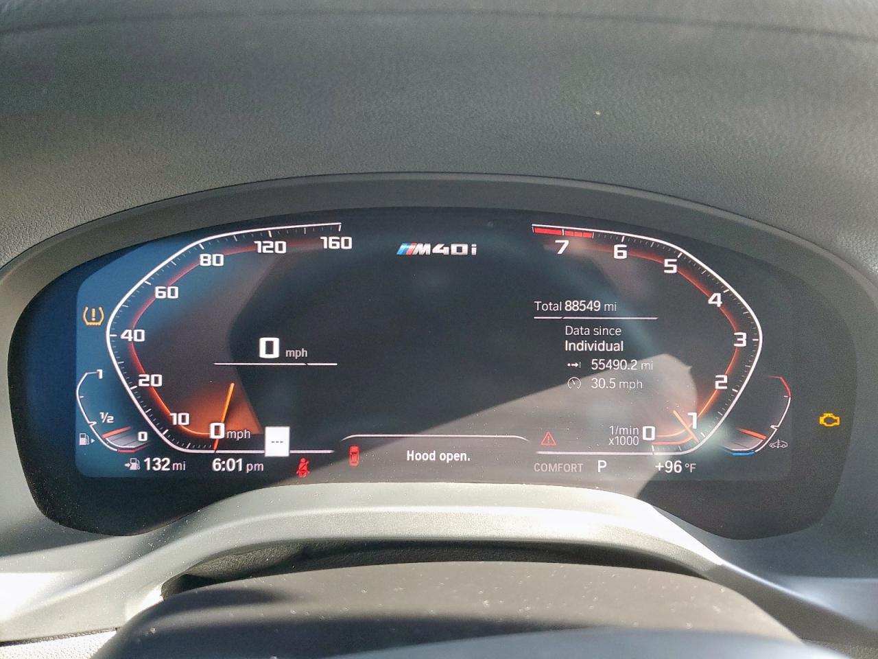 2020 BMW X4 xDrivem40I VIN: 5UX2V5C03L9B59714 Lot: 64387685