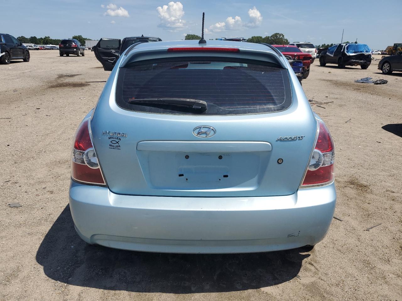2010 Hyundai Accent Blue VIN: KMHCM3AC0AU159036 Lot: 64070635
