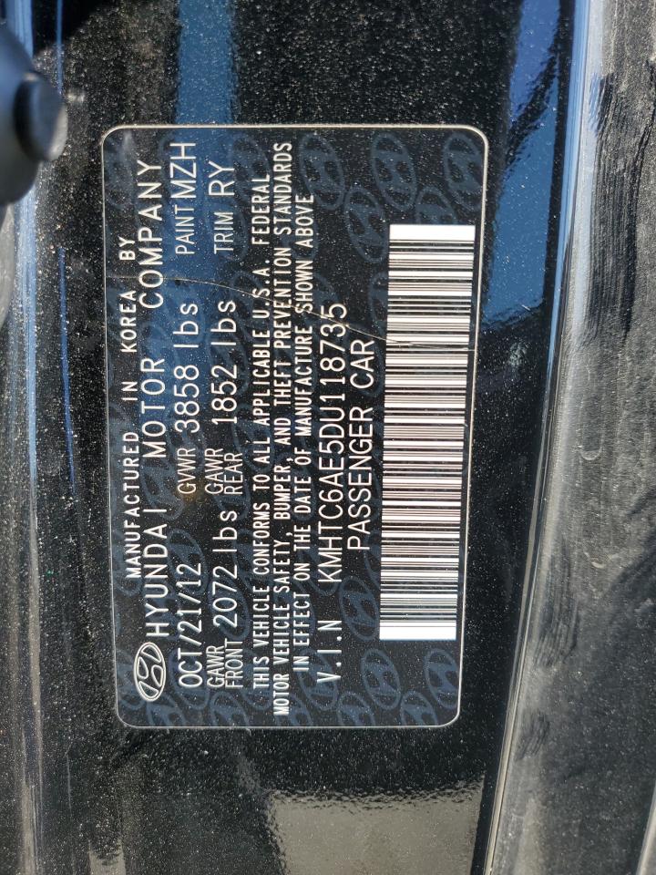 kmhtc6ae5du118735 KMHTC6AE5DU118735 2013 Hyundai Veloster Turbo